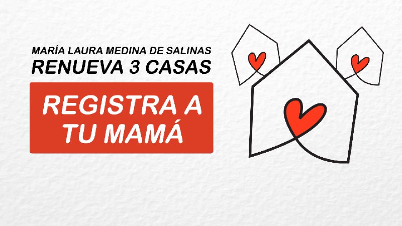¡Celebremos a mamá junto a @ElektraMx durante TODO EL MES! 🎉 @MLMSalinas, @RicardoBSalinas, @designweekmex, #Elektra, @VengaLaAlegria y @totalplaymx se unen para hacer realidad el sueño de 3 familias, con la renovación de su hogar. Registra a tu #MamáElektra aquí ➡️