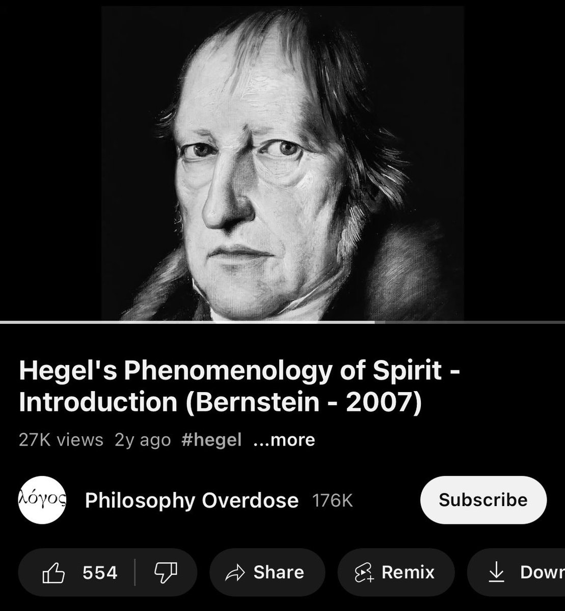 Listened to this delightful lecture by Jay Bernstein on the ‘Phenomenology’ during my run today. In a true Hegelian twist, I got lost in my head and, well, lost in the actual park…
