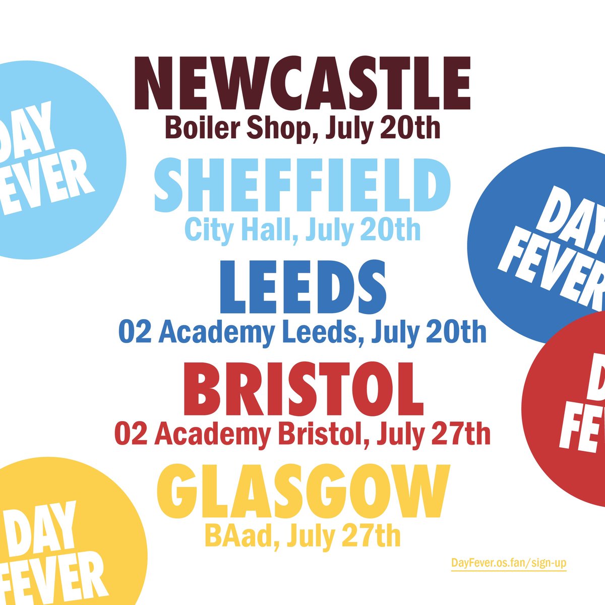 DAY FEVER JUNE & JULY DATES 🪩🙌🏻 You asked, we answered… We’re thrilled that every event we’ve put on across the country so far has SOLD OUT! Get your tix now! TICKET LINK 👉🏻 day-fever.com Lots of love and ‘dancin, The Day Fever Team 🪩