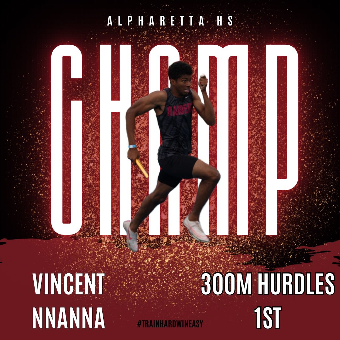 AHSTrackField's tweet image. Vincent Nnanna (Jr) STATE CHAMP🥇in the 6A 300m hurdles! 

Joseph Williams (Jr) state runner-up🥈in the 6A 300m hurdles!

@coachAj_m @RaiderSport