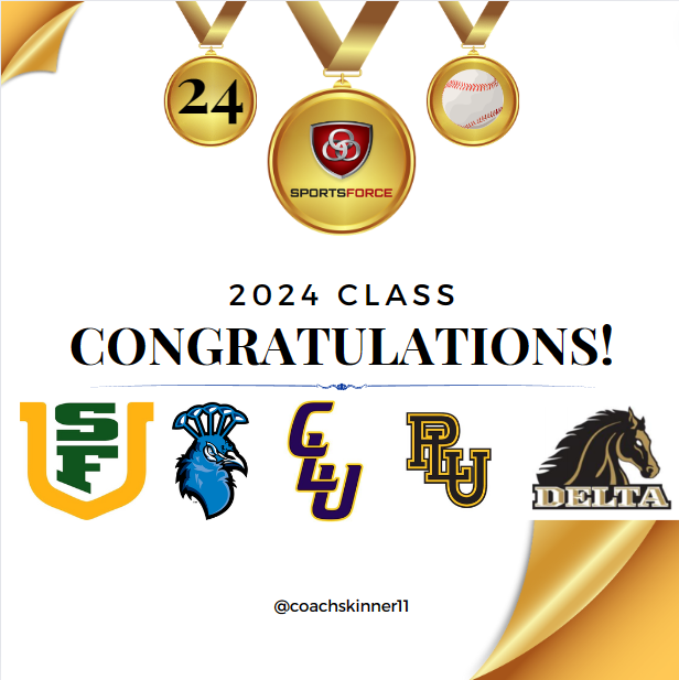 Congratulations to my 24' class on their college baseball commitments! 🎉⚾️ <a href="/SportsForceBB/">SportsForce Baseball</a> 
Wes Harwell - USF <a href="/WesleyHarwell1/">Wesley Harwell</a>
Rohan Agarwal - Saint Peter's <a href="/_rohanagarwal_/">Rohan Agarwal</a>
Wade Treloggen - CLU <a href="/wadetreloggen/">Wade Treloggen</a>
Matthew Meadows - PLU <a href="/Matt_Meadows29/">Matthew Meadows</a>
Adam Kamin - Delta <a href="/adamkaminn/">Adam Kamin</a>