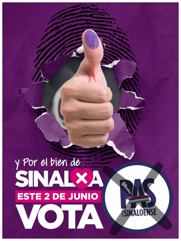 Es momento de un proyecto sólido, real y con visión de estado que vea #PorElBienDeSinaloa, este 02 de junio #VOTAPUROPAS y así #ClaroQueSePuede trabajar por el #Sinaloa que todas y todos merecen.💪🏻💜🤞🏻✨