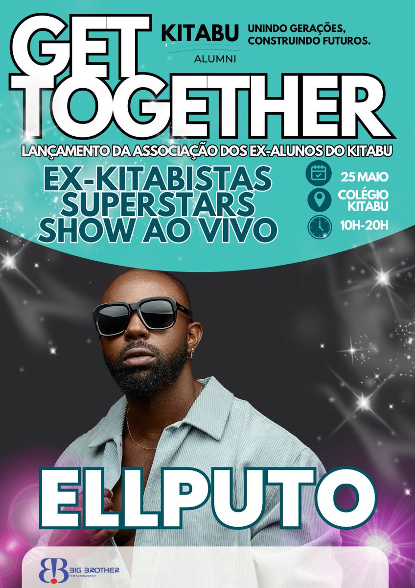 Klorokilla's tweet photo. GET TOGETHER - Kitabu Alumni

Bilhetes Disponíveis aqui:
https://t.co/WYPR5XjoE8 https://t.co/ekYMjR7syy