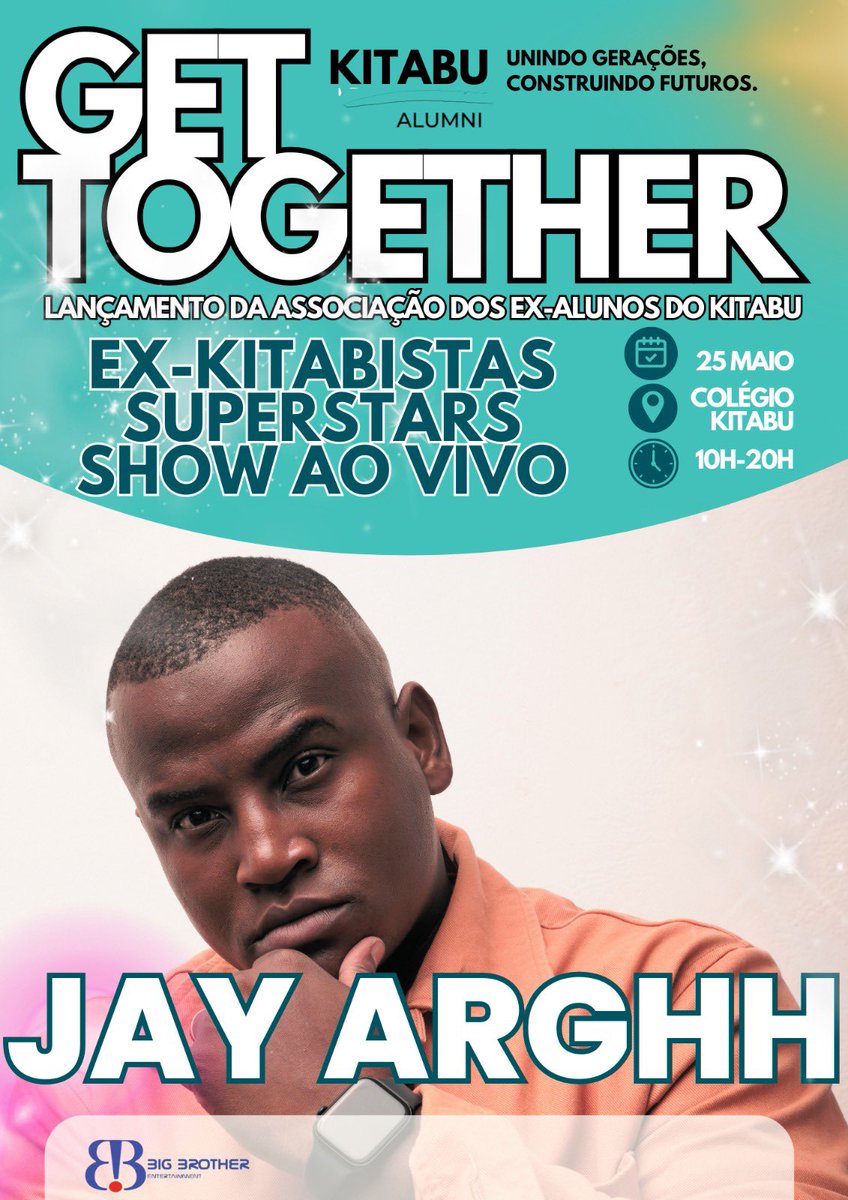 Klorokilla's tweet photo. GET TOGETHER - Kitabu Alumni

Bilhetes Disponíveis aqui:
https://t.co/WYPR5XjoE8 https://t.co/ekYMjR7syy