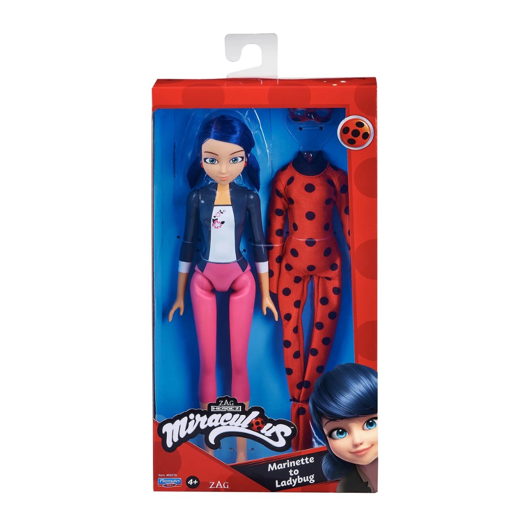 🇺🇸In the daytime, Marinette is just a normal girl with a normal life. 😊 But she has a secret👀When akumatized villains threaten Paris, Marinette must become Ladybug! 🔗Find the NEW Superhero Secret Marinette doll at @Walmart! walmart.com/ip/Miraculous-… #superherosecret #ladybug