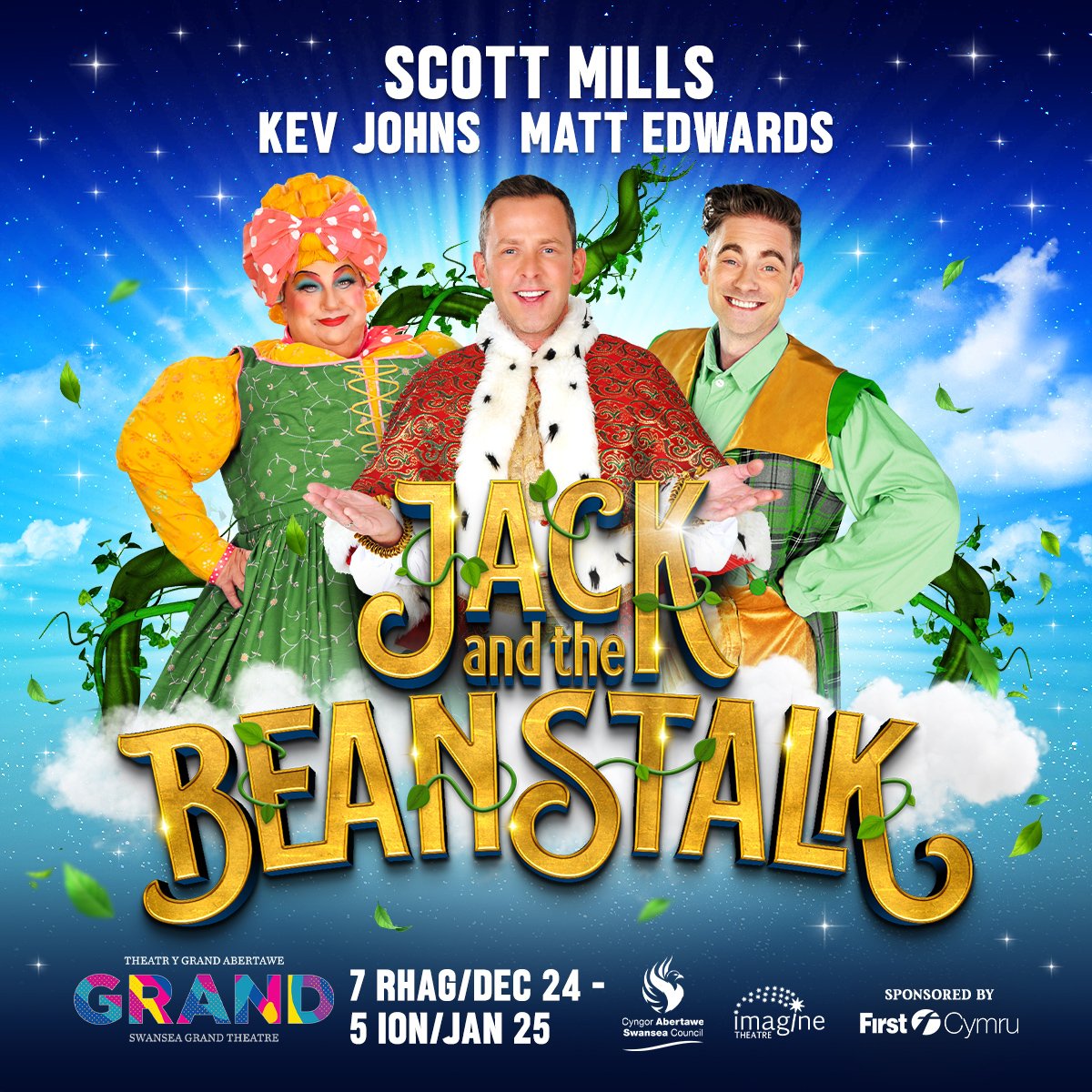 Looking forward to a great Panto season with @REALScottMills and @mattedwardsmgc with @Imagine_Theatre at @SwanseaGrand Croeso Mayor Mills!