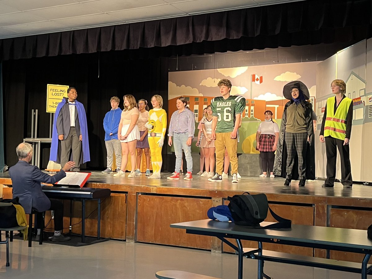 Rehearsal for “The Wizard of Od(essa).” Ready for shows next week! <a href="/Ernestown_LDSB/">Ernestown</a>