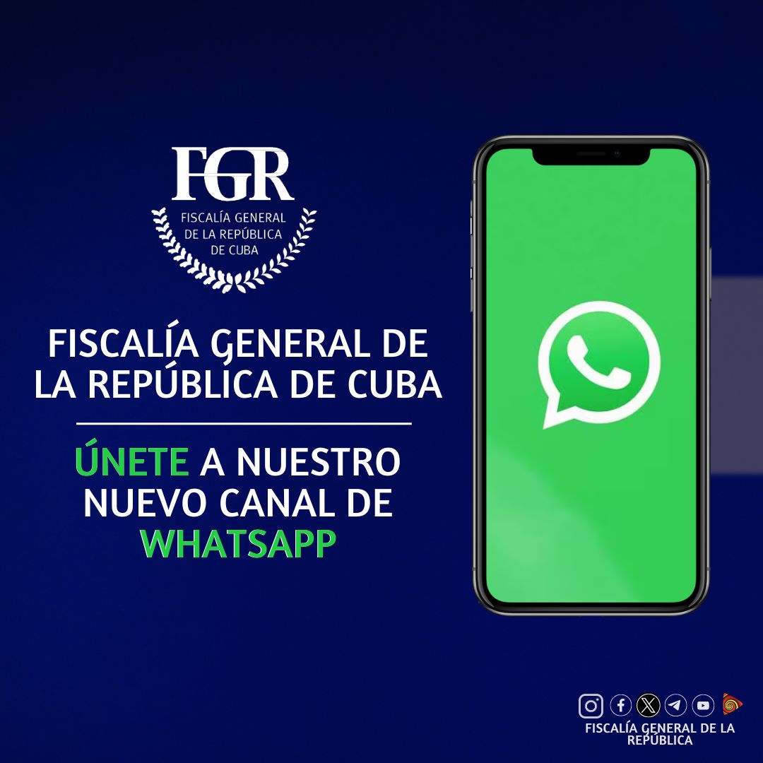 🟢 ¿Ya sigues nuestro canal de WhatsApp? Desde el pasado 25 de abril, estamos en esta popular plataforma de mensajería. Noticias, artículos, videos e infografías son solo algunos de los contenidos que recibirás por esa vía. 🔗Te dejamos el enlace: whatsapp.com/channel/0029Va… #Cuba