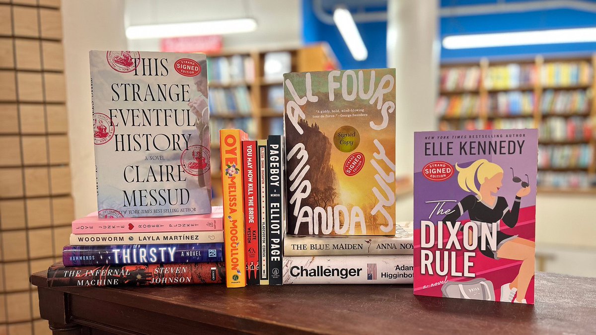 New Tuesday. New Releases. Signed copies 💪 buff.ly/4aB0zrz
 
#bookstagram #pubday #newbooks #tbr #publicationday #bookbirthday #newreleasetuesday #newrelease #newreleases #books #barnesandnoble #booklover #indiebookstore #bn #shoplocal #bookstore #newreleasebooks