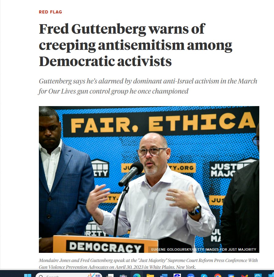 “I believe this party as a whole does not stand for hate, does not stand for antisemitism. But there is a minority of this party that does,” Guttenberg said. “And what worries me is we can look back on the Republican Party from years ago, when there was a minority of the party