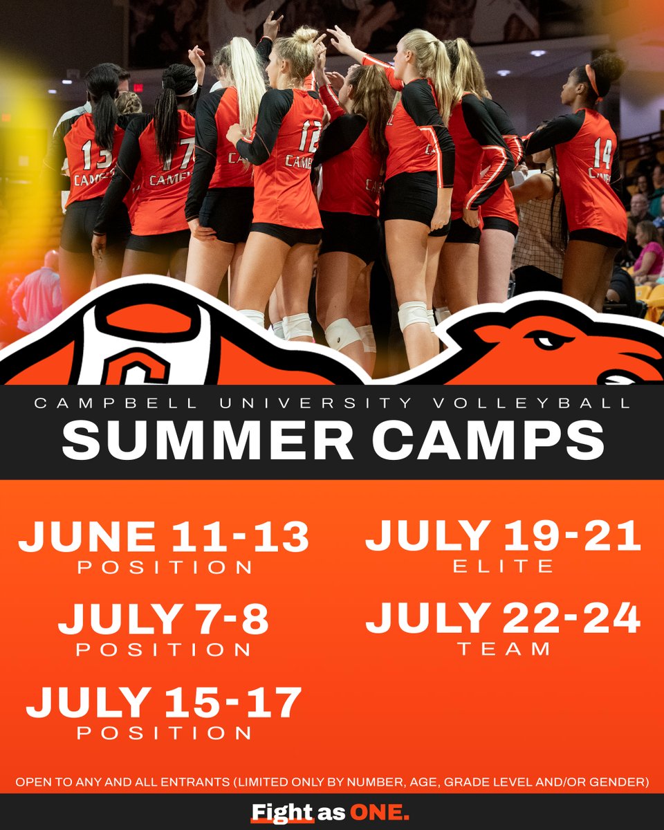 No better time than 𝗵𝘂𝗺𝗽 𝗱𝗮𝘆 to sign up for camp!

🔗: CamelVolleyballCamps.com

#RollHumps🐪🏐