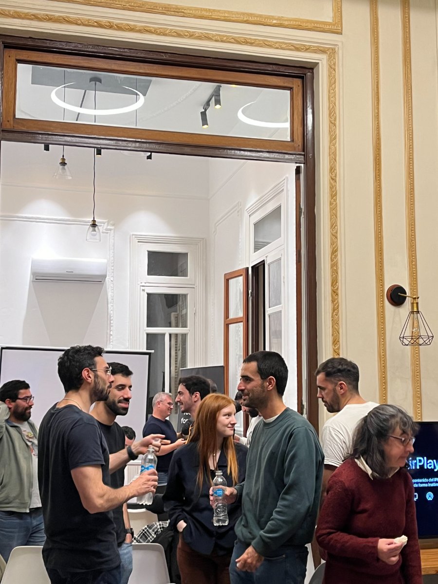 Hosting the latest #RubyMeetup was definitely fun. Huge thanks to @rubymontevideo  and everyone who stopped by! 🌟 After the two speakers, Jorge and Maicol shared their insights on #ViewComponents and #Auth, we bonded over networking before pizza time.