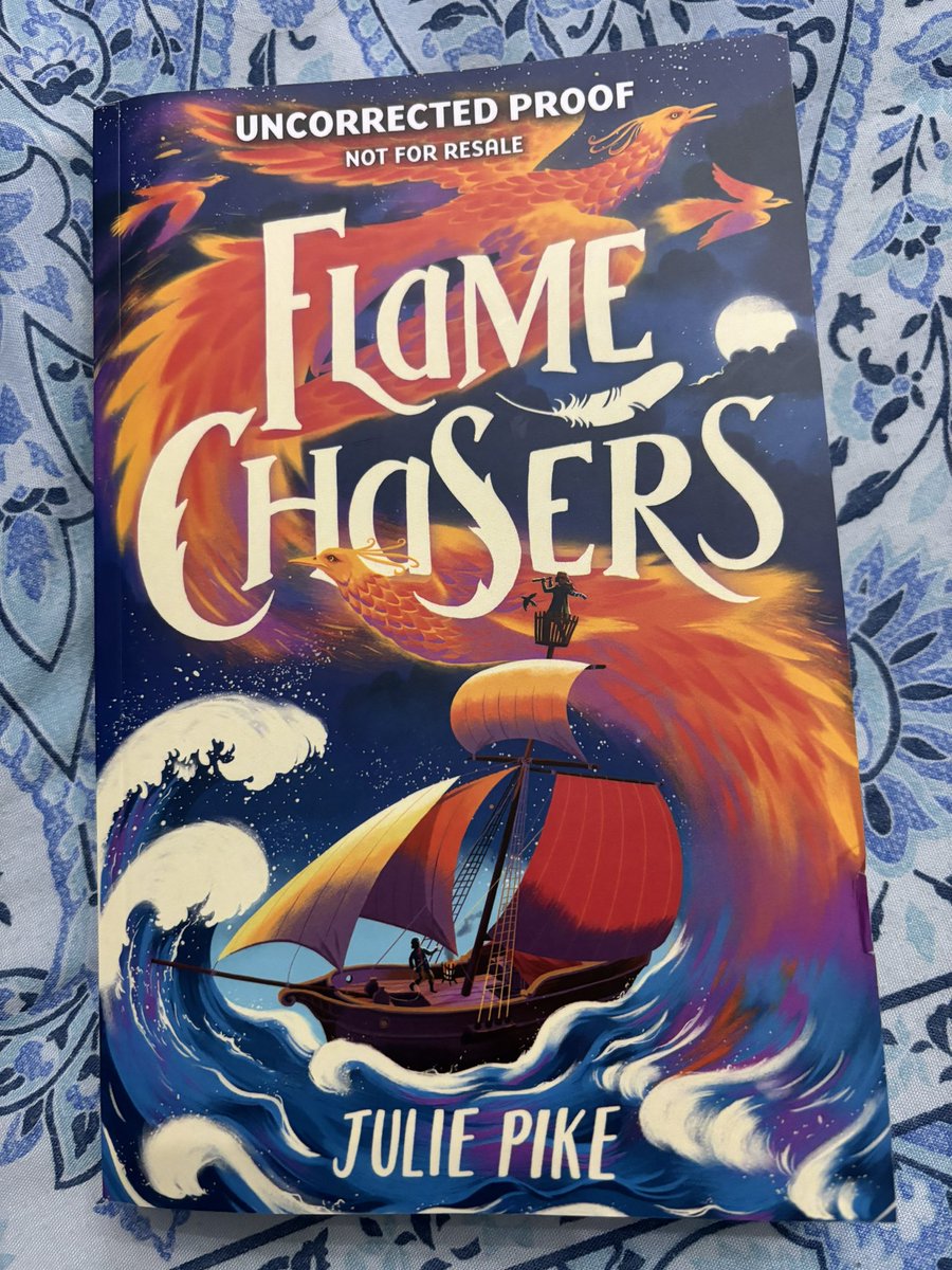 Flame Chasers by @Juliepike is a thrilling adventure through sea and sky in pursuit of the legendary flamebirds & a golden feather to wish for your heart’s desire! Join Ember as she follows her hopes & dreams. @FireflyPress