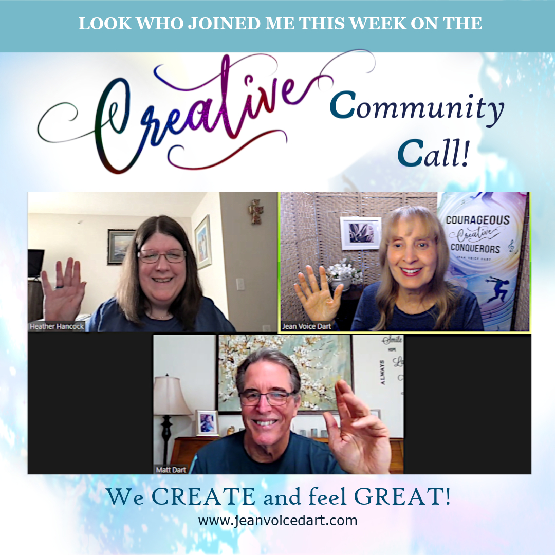 Thank you to Heather and Matt, who joined me Saturday, 5/11/24, at the 'Creative Community Call.' We shared creative writing, book editing, and timeline program editing. It's so nice to join with others and create together.🌹❤️ #creative #community #artshare #shareandsupport