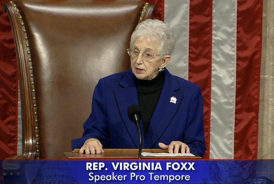If this scares you as much as it scares me, you're in good company. All Virginia Foxx cares about is having power and supporting MAGA Mike Johnson's agenda. This year, we will defeat her. Join me: secure.actblue.com/donate/ch.soci…