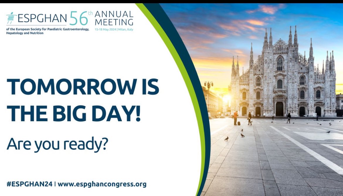 odsuoglu's tweet image. We are excited to finalise our plans for the amazing sessions; only hours are left for the best scientific gastroententerology meeting of the year 🤩 #ESPGHAN2024 #ESPGHANambassador