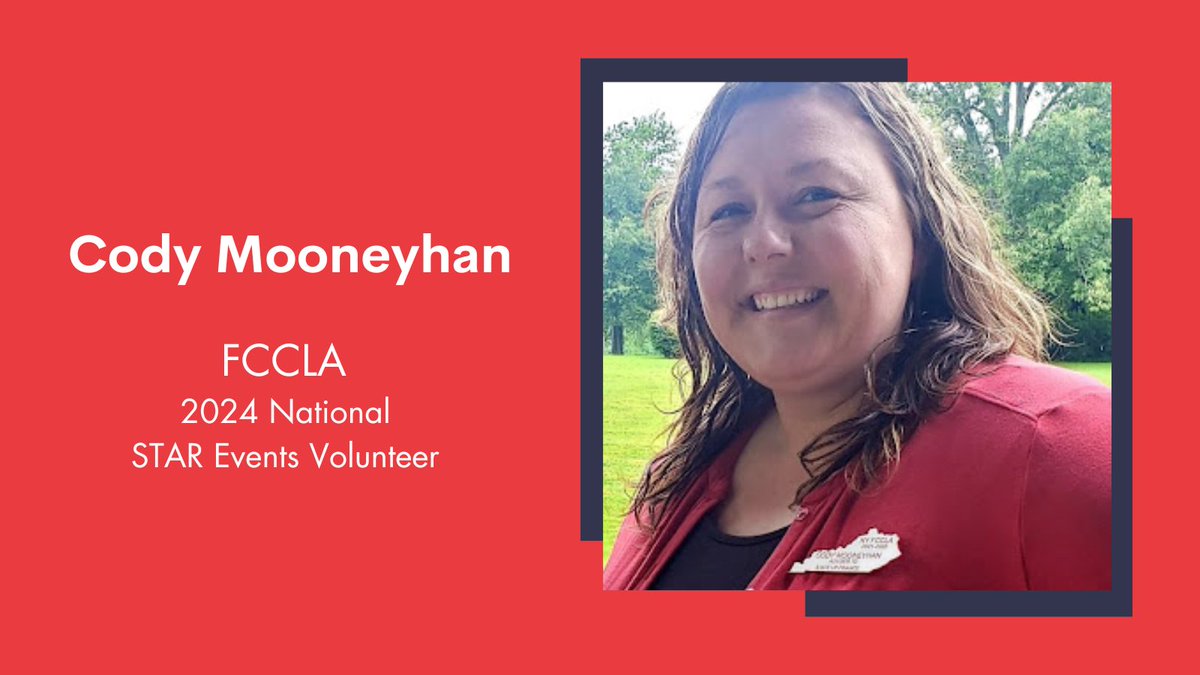 Congratulations to @gchs_cougars Family & Consumer Science teacher Cody Mooneyhan, selected as one of only four national FCCLA Adult Award winners. Mooneyhan was named National STAR Events Volunteer for 2024. Full story: bit.ly/3UXcV8y