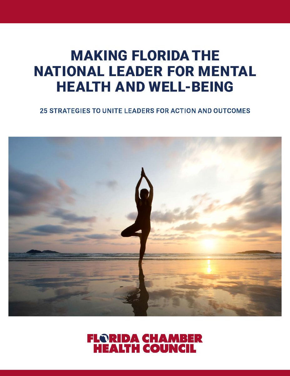 At last week's 2024 Leadership Conference, the Florida Chamber Leadership Cabinet's Health Council unveiled its new mental health research report aimed at uniting the business community, mental health experts, and policymakers on 25 strategies for creating systemic change to