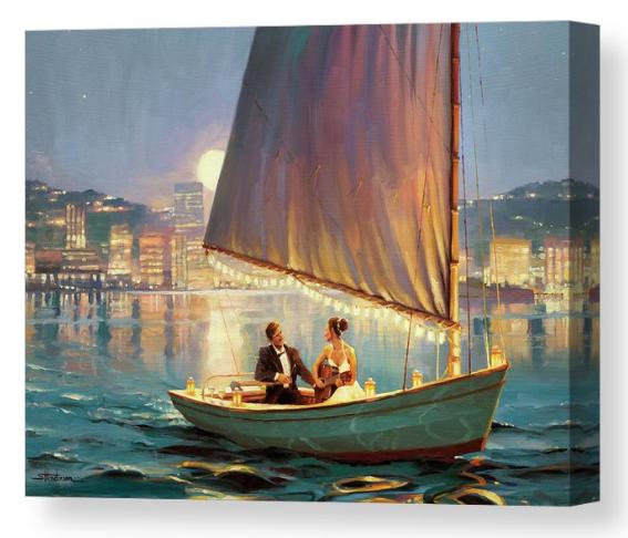 She played and sang for an appreciative audience of one. He steered them on the exact course they wanted to be in. And it was perfect. Serenade canvas print -- 2-steve-henderson.pixels.com/featured/seren… #love #romance #romantic #couple #music #art #artwork #tuesdaymood #sailing #travel