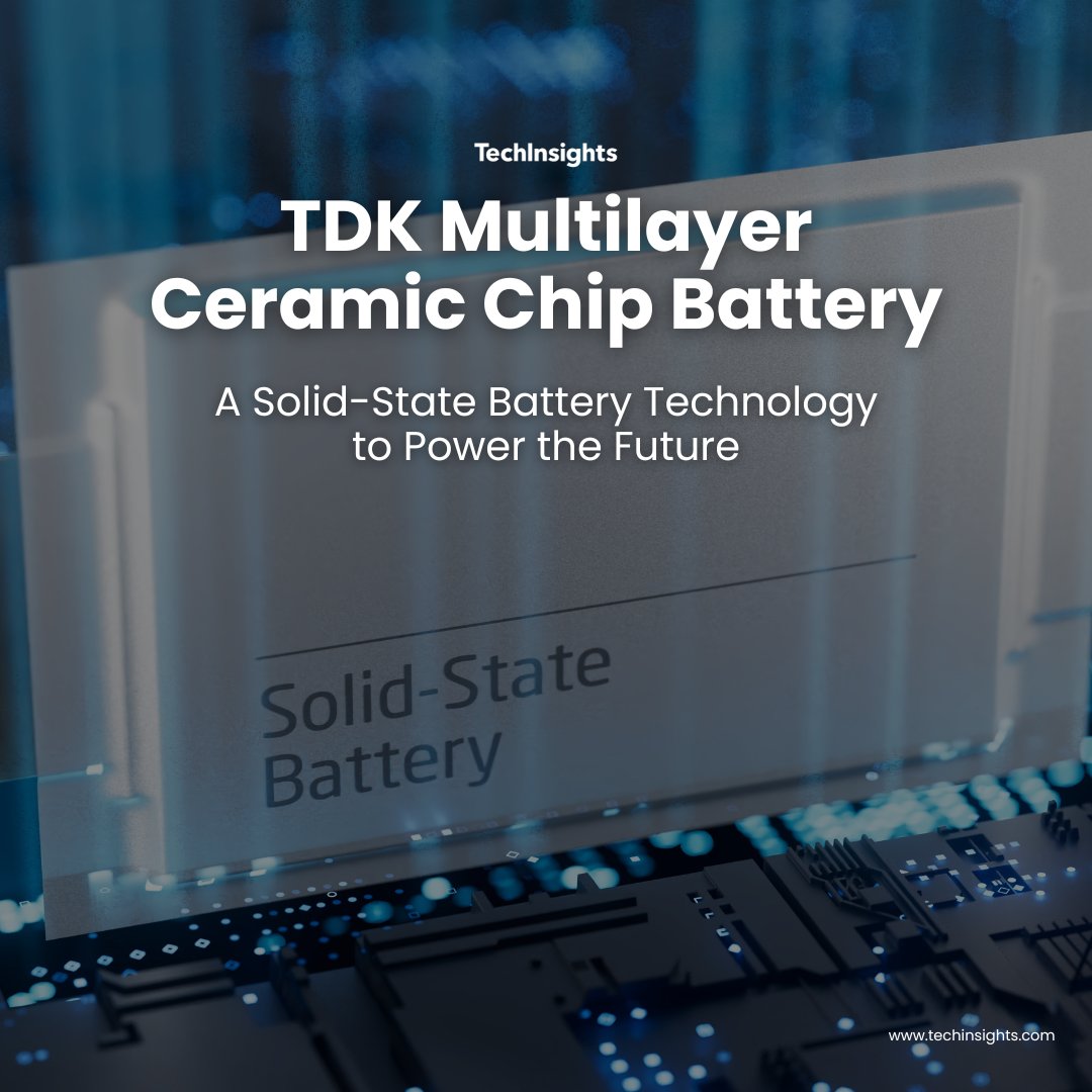 Step into the future with the TDK Multilayer Ceramic Chip Battery! 💡 Say hello to safer, more efficient power solutions. Learn about its revolutionary design and implications for the industry in our latest blog. bit.ly/3UGd6DZ 

#TDKBattery #FutureOfEnergy