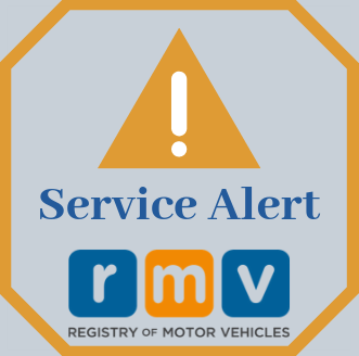 Due to a statewide system issue, the RMV’s website is currently experiencing intermittent outages that is affecting online & in-person transactions, as well as inspections. If you encounter issues, please try again later. We apologize for the inconvenience.