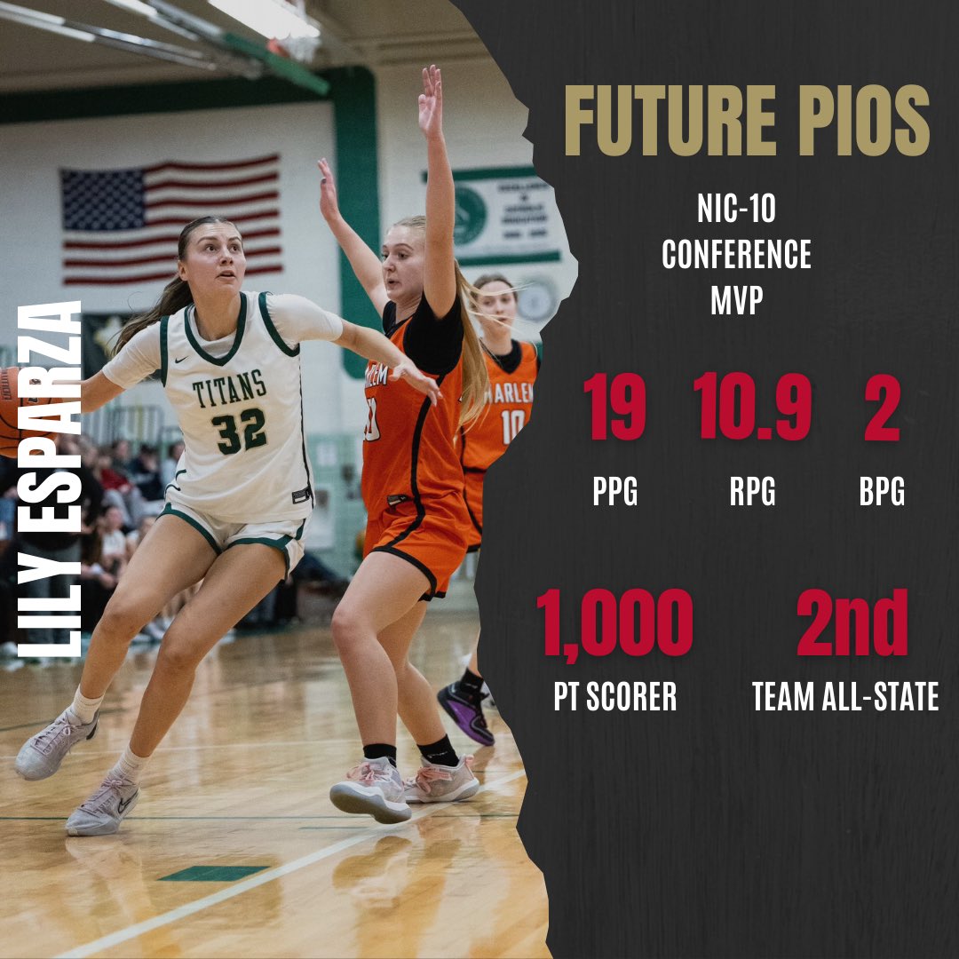 Incoming Pio Lily Esparza recorded some impressive numbers during her senior year‼️

We can’t wait to see what she brings to the court next year! 

#GoPios | #Progress