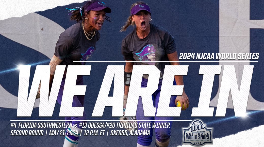 Florida SouthWestern Buccaneers (@fswbucs) on Twitter photo The Bucs are heading to Oxford to defend their title! 
FSW has received an at-large bid to the NJCAA World Series and will go to Alabama looking for their fourth straight NJCAA National Championship! The Bucs are heading to Oxford to defend their title! 
FSW has received an at-large bid to the NJCAA World Series and will go to Alabama looking for their fourth straight NJCAA National Championship!