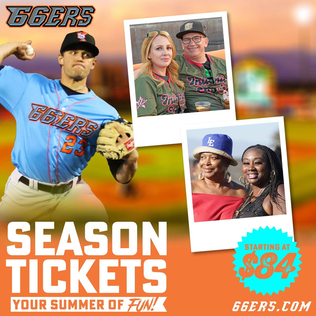 Summer is around the corner and what better way to spend it than at San Manuel Stadium!⚾☀️ We have our 6 -game season ticket plans starting at just $84. Grab your season tickets today! milb.com/inland-empire/…