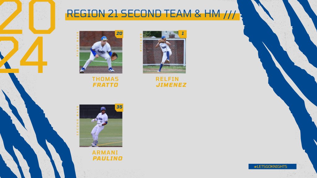 KNIGHTS sweep @njcaaregionxxi  major awards as 8 are named to All-Region Teams @NEKnightsBase @northernessex