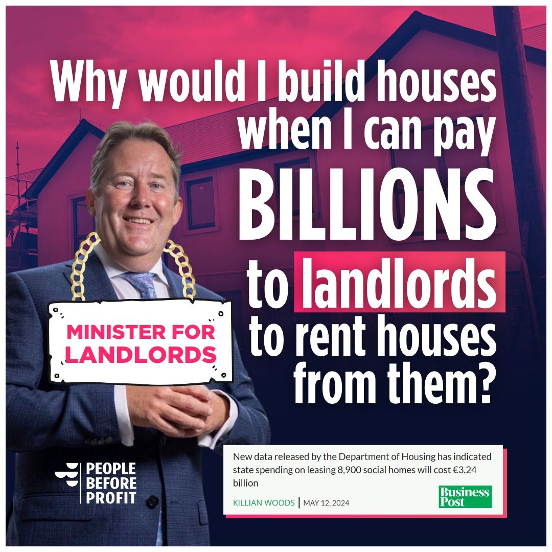 It's time to evict Fianna Fáil and Fine Gael. They've created a housing disaster so that corporate landlords and vulture funds can make obscene profits.

We can start by evicting FF and FG from our local councils.

#housingcrisis #homesforall #EvictFFFG #June7 #peoplebeforeprofit