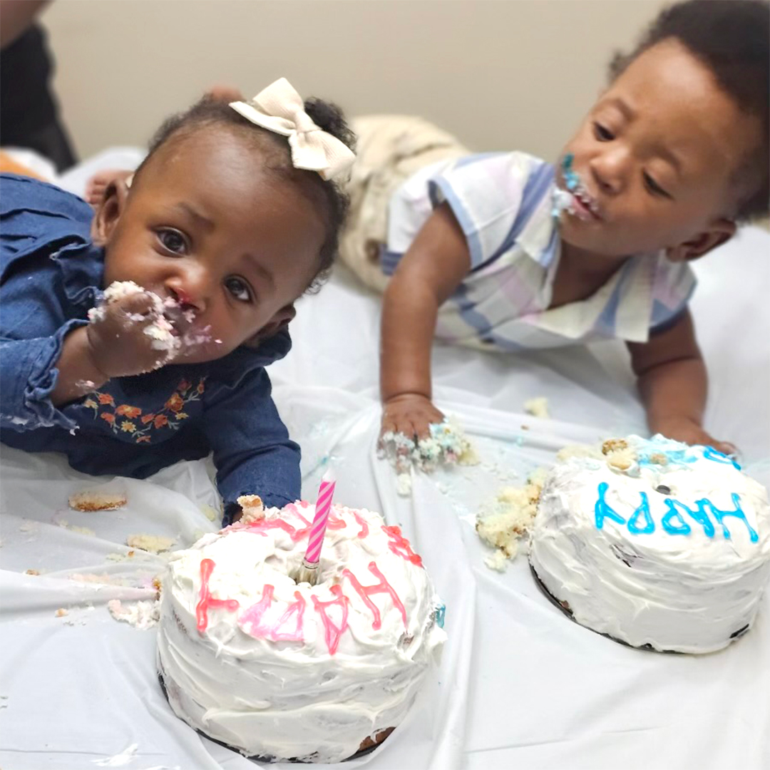 At 22 weeks, Kimyah and DJ became the youngest surviving premature twins born at Cleveland Clinic. After spending 138 days in the NICU, they were able to come home! 🥳 Their story: cle.clinic/46aJ0N8