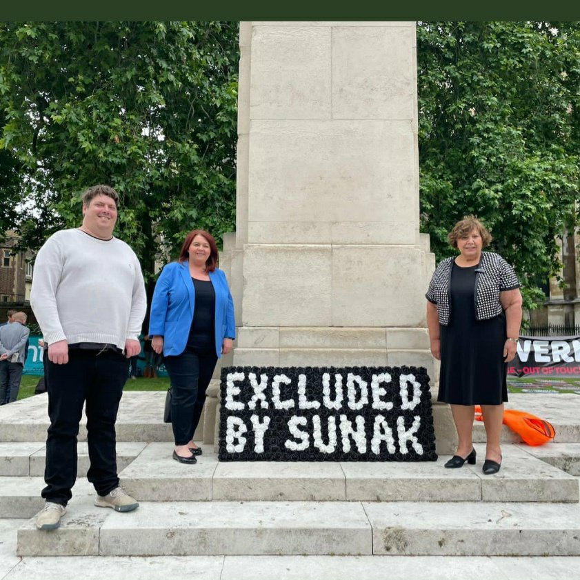 Hi @MarieRimmer I will never forget the day outside Parliament when we listened to @PaulaBarkerMP describe how Sunak has totally massacred the #ExcludedUK So i would be so happy if you could join Paula on our @ExcludedUK-@UKLabour Zoom calls Regards Tim x.com/excludedfighte…