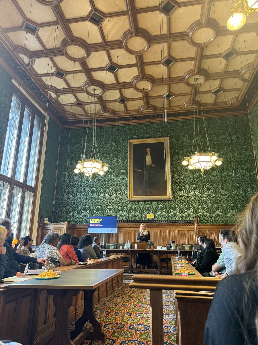 And an evening spent in Parliament celebrating the launch of Shared Goals, a report by @britishfuture on the power of football clubs to bridge social divides 💥