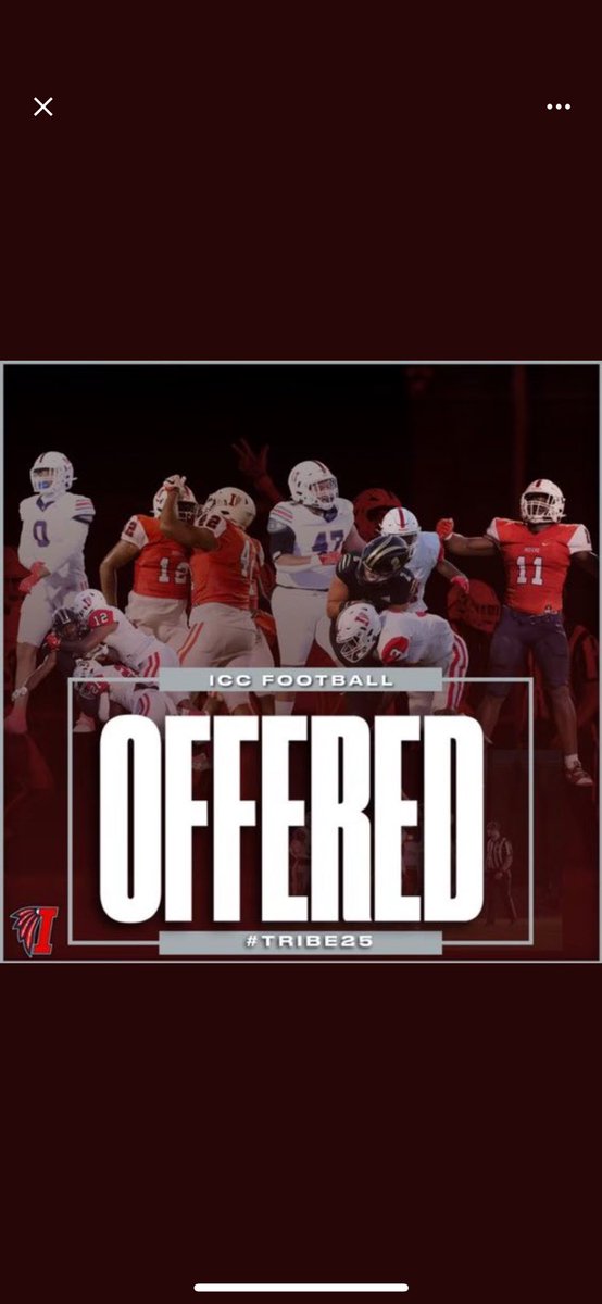 Jayd3nWilliams_'s tweet image. After a great conversation with @CoachHentzICC I'm blessed to receive an offer from ICC 🔴⚪️ @BHSDevilFB