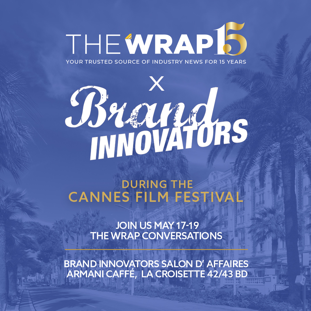 TheWrap turns 15 & we're celebrating at #Cannes! 🎉 Join us for a series of exclusive conversations at the iconic Armani Caffè. #CannesFilmFestival.  RSVP to Connor@Brand-Innovators.com