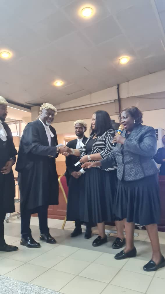 Dino Melaye was awarded on advocacy during the mock trial of the Nigerial law school 2024 criminal litigation mock trial.
