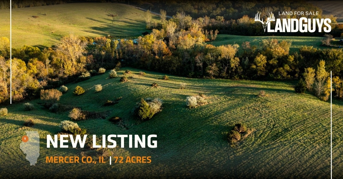 💥New listing!💥 72 acres in Mercer County, IL
$612,000 | See more ► landguys.info/mercercoil72

Beautiful CRP farm with strong income, great building sites and good hunting.

#LandGuys #LandForSale  #Land #Property #PropertyForSale #RealEstate #Outdoors #Lifestyle