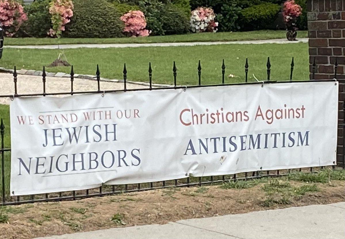 Thank you Trinity-St. John’s Episcopal Church of Hewlett. 

This is how you lead from the front and speak up. 

#silence is #complicity 
#standup and #speakout 

Don’t politicize good and evil. Have a backbone and be there for what’s right. 

#stopantisemitism #standwithisrael