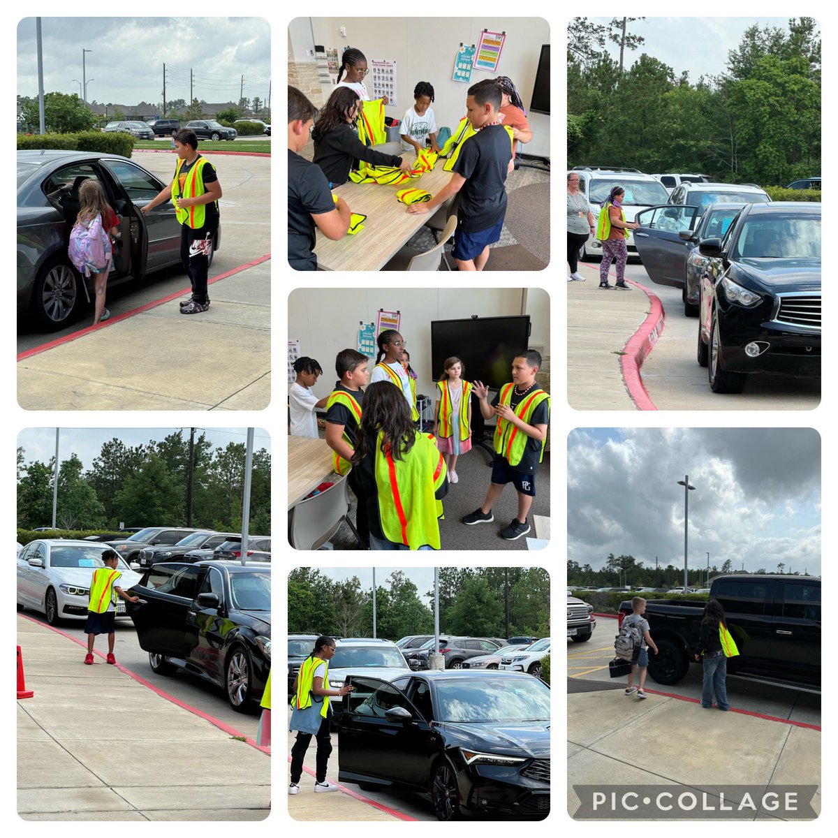 So thankful for our @HumblISD_CE 5th grade Safety Patrol Members who are leaving a legacy of service with our incoming 4th grade trainees! Coach @StephenCedillo and I appreciate you! ❤️🚂❤️🚗❤️
