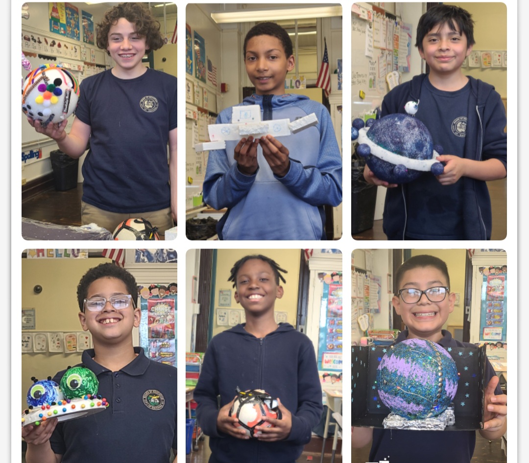 Mrs. Vargas' class @HMSTigers6 has been studying the Solar System. Each student created their own imaginary planet.  Some of these planets created were: Butterfly Planet, Wacky World, Ice Planet, and Hero Planet. They all did an amazing job and had great ideas ☄️🌌🪐@BayonneBOE