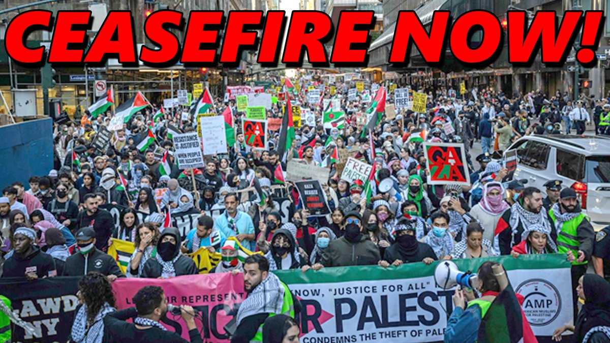 LIVE From CEASEFIRE Protest in NYC as Israel EXPANDS Rafah Invasion LIVE NOW: youtube.com/live/b3jBOhLon…