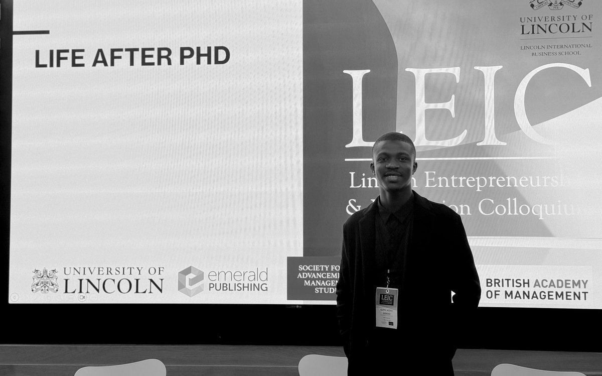 I wanted to express my heartfelt appreciation for the Lincoln Entrepreneurship and Innovation Colloquium 2024. The insightful discussions and engaging activities made it truly memorable. A special thank you to the Lincoln Business school @UoLBusiness for hosting us so warmly.
