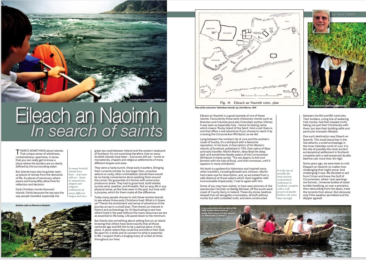 Scotland is blessed with amazing islands & #EileachAnNaoimh in the #Garvellachs is one of them. Brave the stormy waters of the #CorryvreckanWhirlpool & step back in time to follow in the footsteps of intrepid 6th century monks! In issue 94 of iScot pocketmags.com/search/results… #Argyll