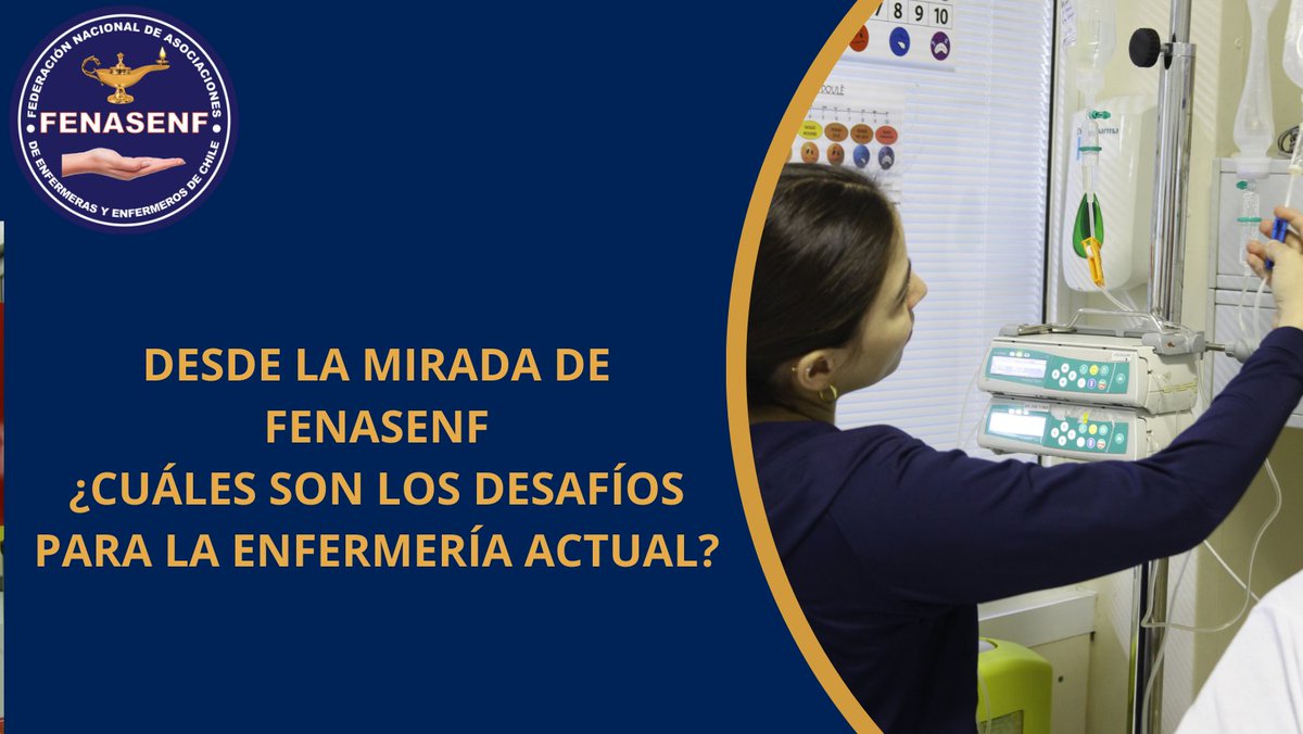 Queremos compartir los desafíos de la #Enfermería, vistos con la mirada de la principal organización de enfermeras y enfermeros de Chile. Les invitamos a leer la nota de nuestra web 👉🏼👇🏻 fenasenf.cl/noticias/notic… . @ministeriosalud @asenf_vina @ASENF_HSBA