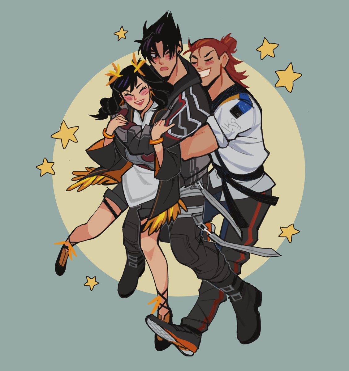 xiaoyu / jin / hwoarang ⭐️✨
i like dis trio. they are very cute :)
#TEKKEN