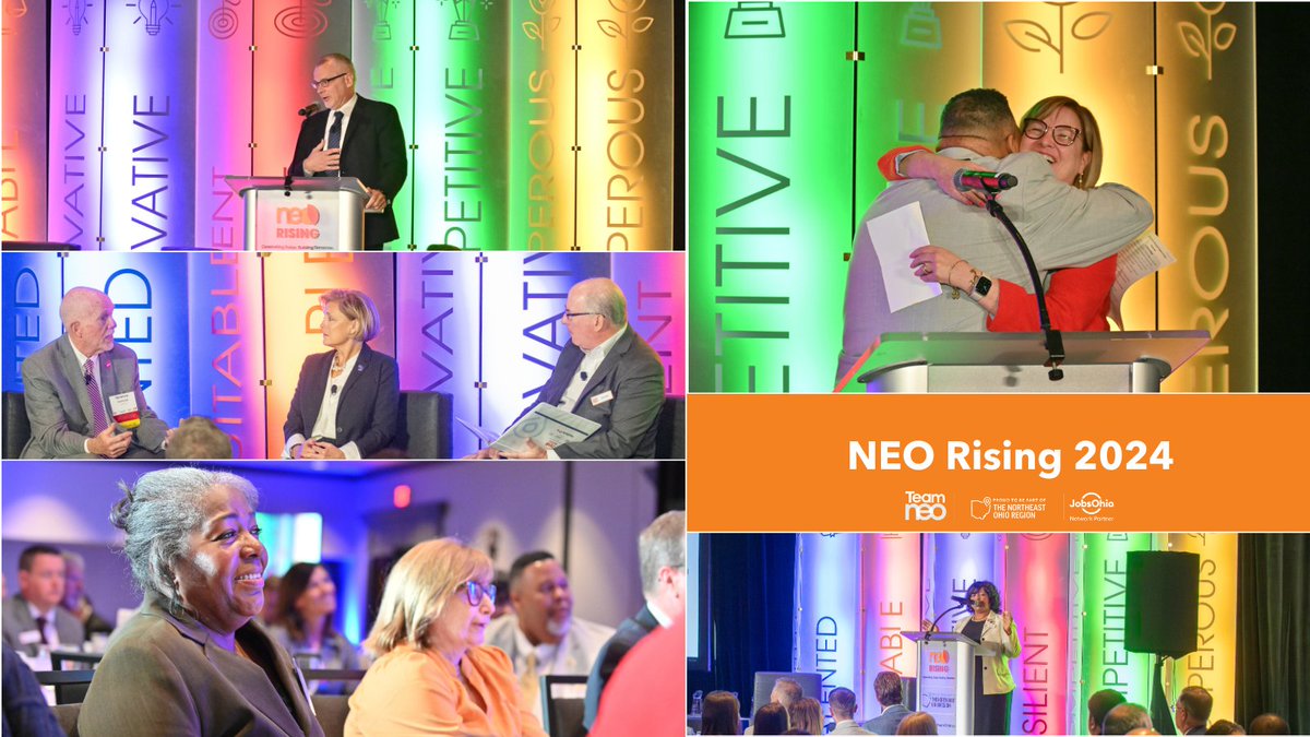 Thank you to everyone who attended our NEO Rising event last week! We had a great time celebrating our NEO Rising Champions with you and listening to our panel discussion. #northeastohioregion #NEOhio #EconDev #TeamNEO #vibranteconomy #economicvibrancy #VEI