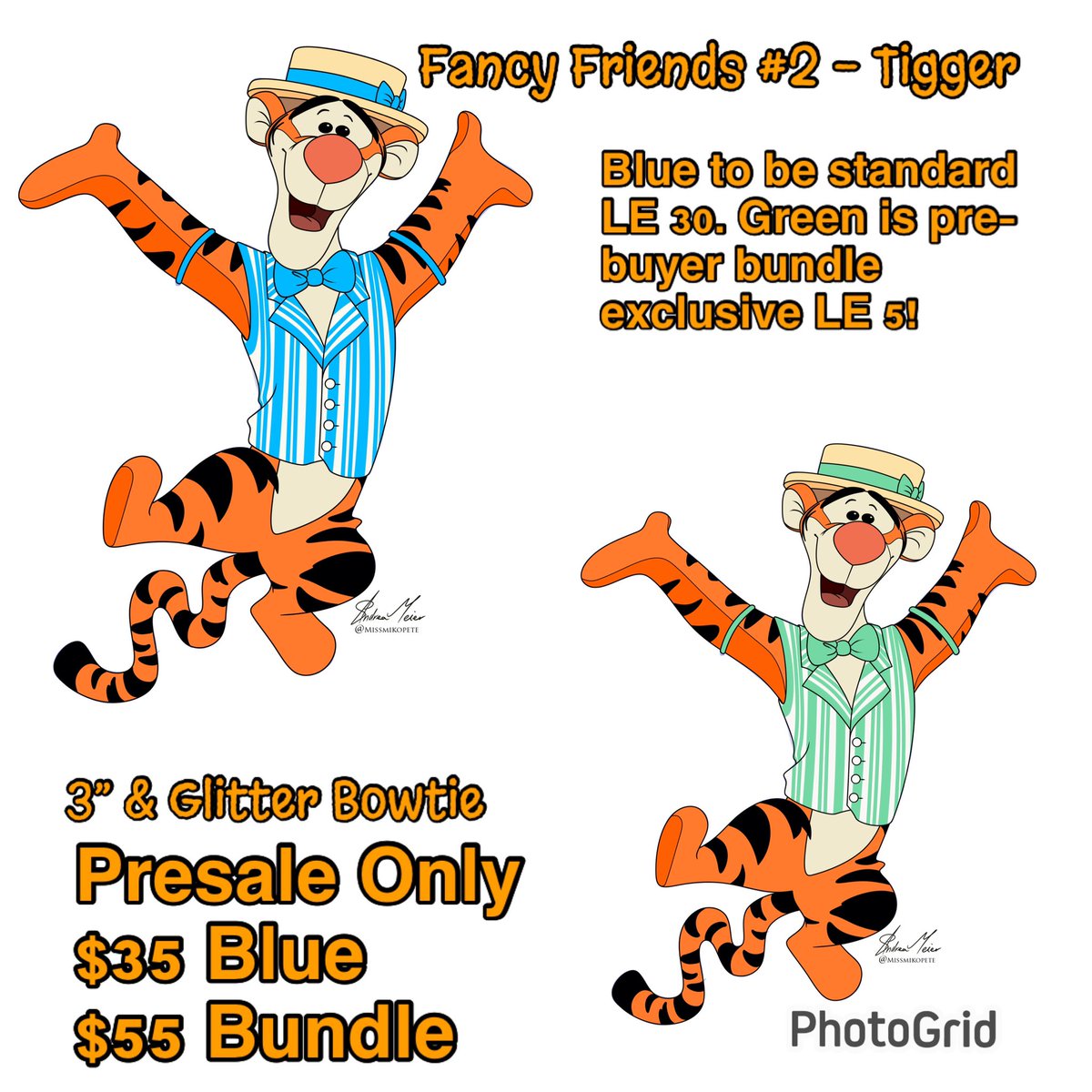 Presale Today! Details in pic. Fancy Friends Tigger - Dm here or on Insta @frankisafan #disneypin #disneypins #fantasypin #fantasypins #tigger #winniethepooh #pooh