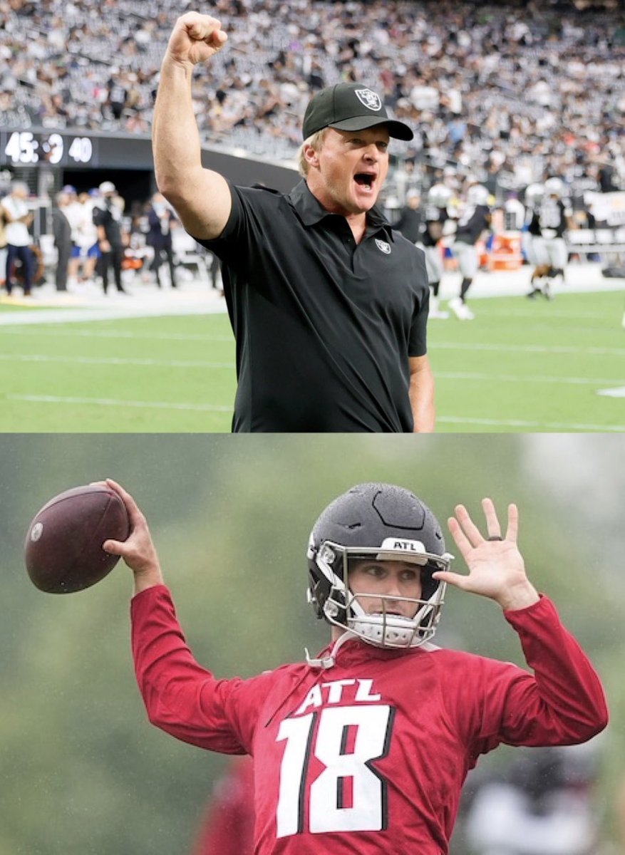 NEWS: #Falcons QB Kirk Cousins took his new teammates Darnell Mooney, Kyle Pitts and Drake London to Tampa to go watch film and hang out with Jon Gruden.

Gruden has been helping many #NFL players &amp; coaches recently.