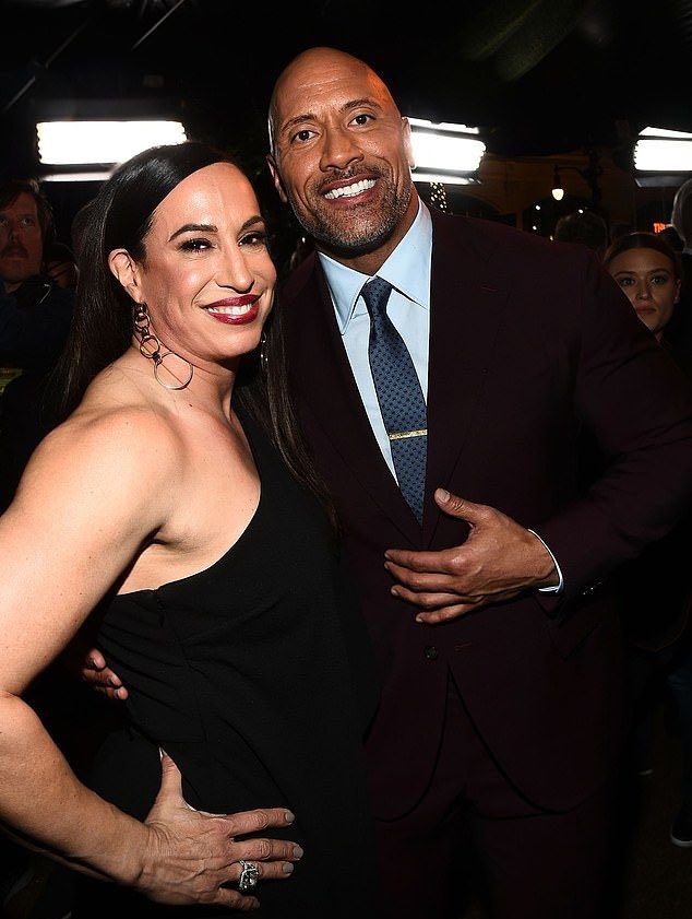 👇👇👇 The Rock with Ex 😬😬😬