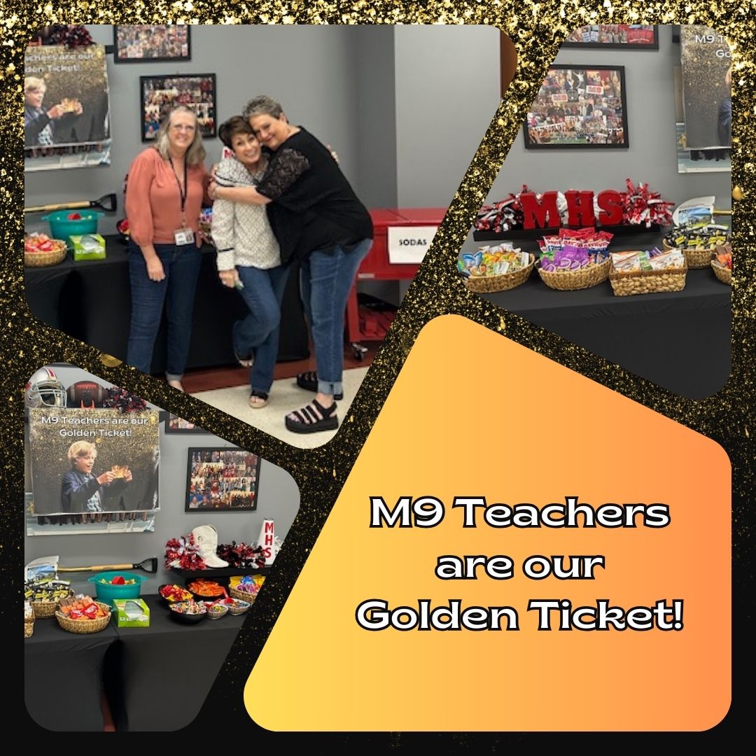 M9 Teachers and Staff are our golden ticket. We celebrated them with some scrumdidilyumptious snacks today!